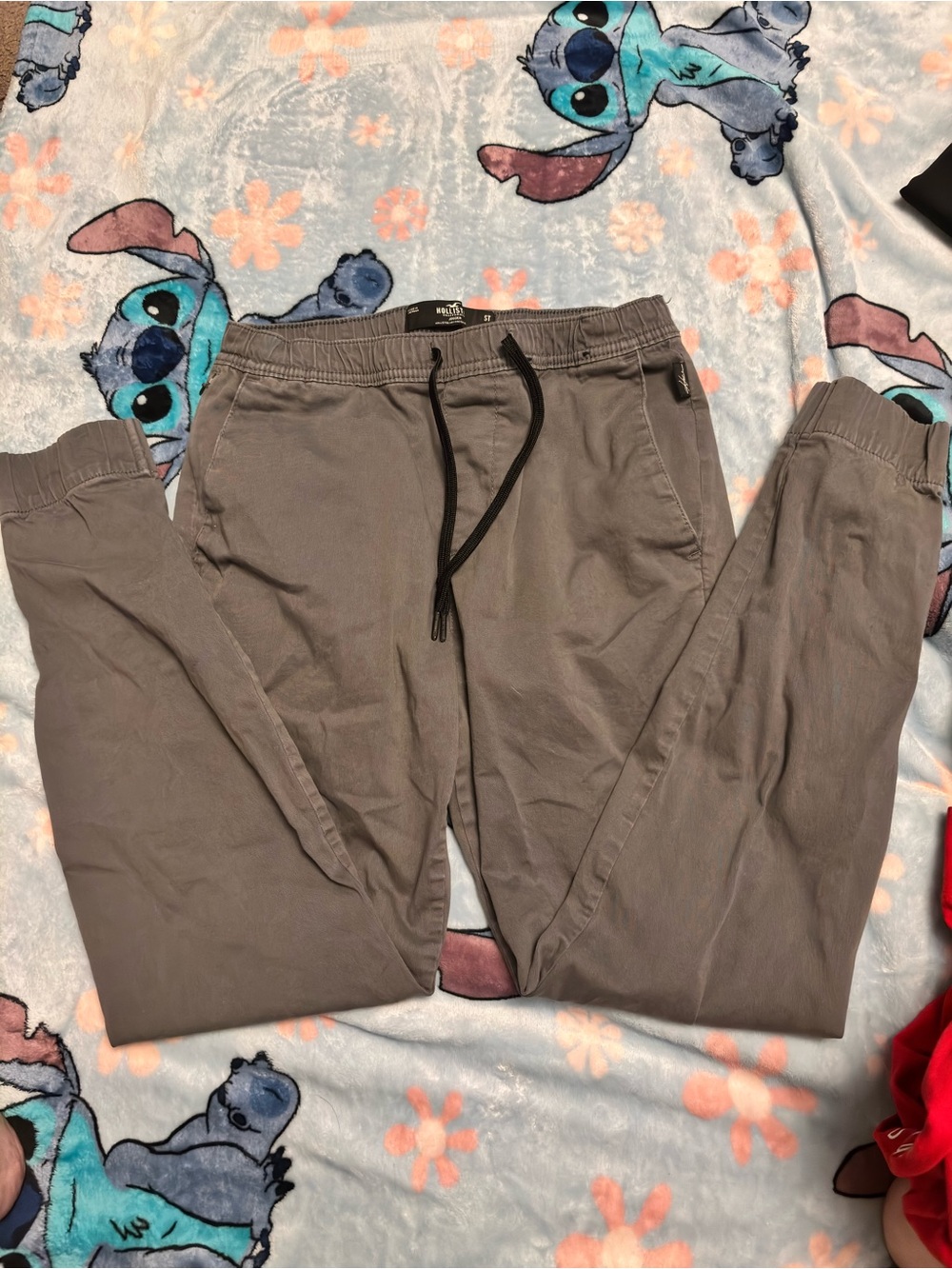 Hollister Men's Gray Drawstring Joggers
